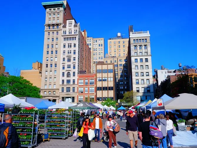 Union Square i New York - Lokal shopping