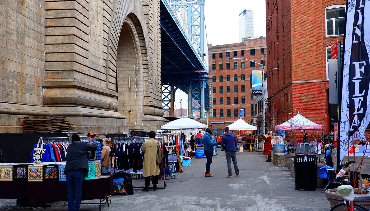 Vandrerute DUMBO - Brooklyn Bridge i New York - Inntrykk av vandreruten