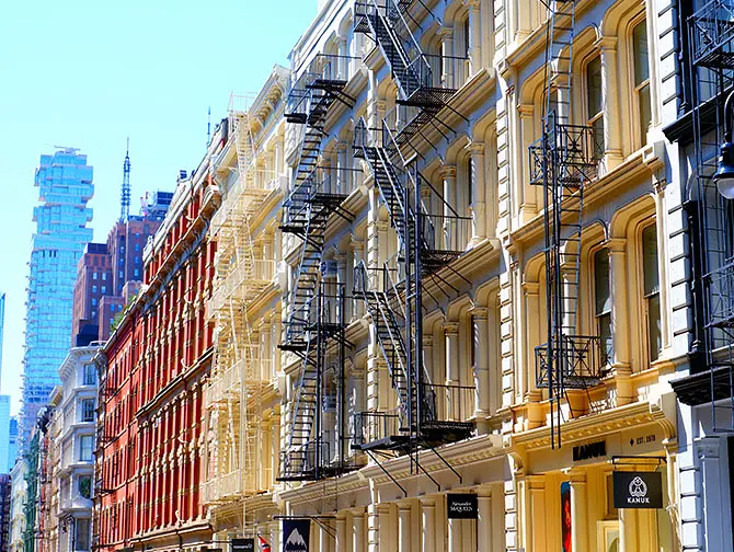 Vandrerute gjennom Greenwich Village, SoHo, Chinatown og Little Italy i New York