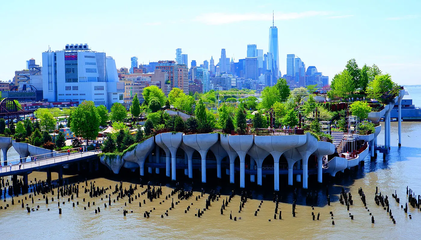 Vandrerute High Line Park - Hudson Yards i New York - Oppdag ulike sider av New York