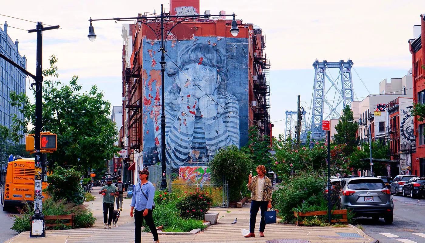 Vandrerute Williamsburg - Greenpoint i New York - Glimt av vandreruten